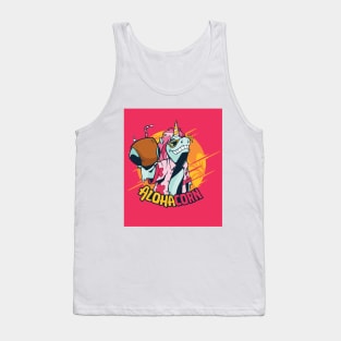 Aloha hawaiian Unicorn hawaiian cool design Tank Top